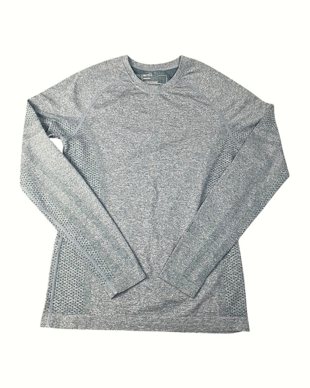Figs Women’s Medium Deep Reef Salta Seamless Long Sleeve Underscrub Top
